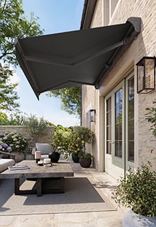Solis, Dark Grey - Open Cassette Awning
